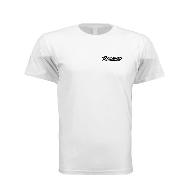 Reclaimed White Performance T-Shirt — Men & Women